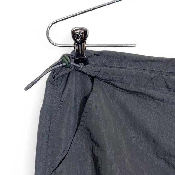 White Fox NWT Be The Moment Cargo Parachute Pants Charcoal With Adjustable Ties - Picture 3 of 6